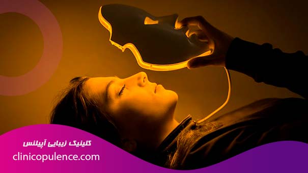 ماسک ال ای دی قرمز 