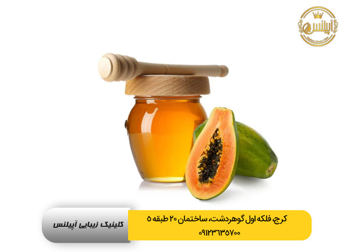 عسل و آووکادو برای سفیدی پوست